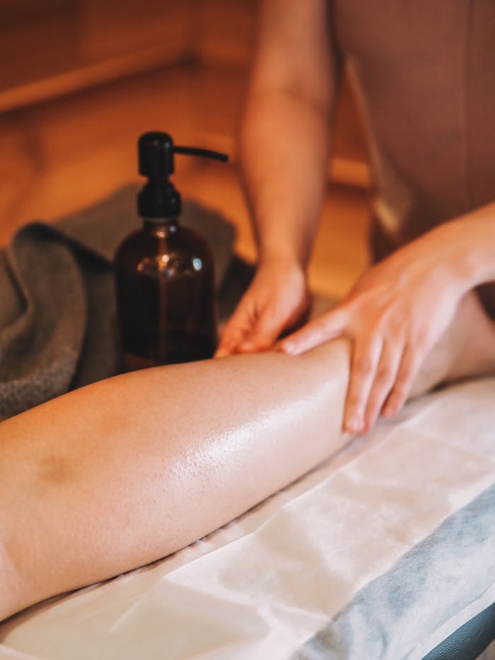 services-03 A calming massage therapy session with aromatic oils for relaxation and wellness.